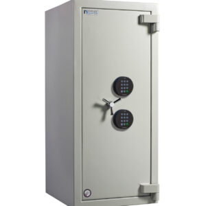 Dudley Europa grade 4 size 5e £60,000 rated commercial safe and security safe for the home with twin electronic code locks.