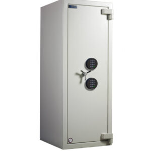 Dudley Europa grade 4 size 5e £60,000 rated commercial safe and security safe for the home with twin electronic code locks.