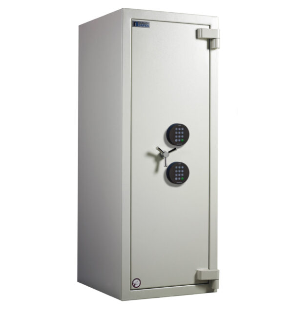 Dudley Europa grade 4 size 5e £60,000 rated commercial safe and security safe for the home with twin electronic code locks.