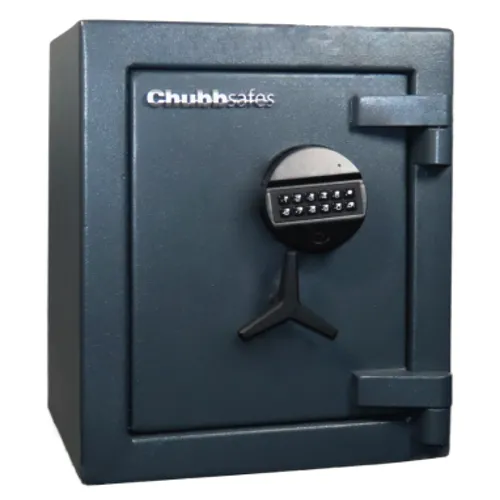 Chubbsafes Grade 2,£17,500 cash rated high security small safe with one shelf. This comes with an electronic code lock