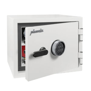 The SS1460 Series Fortress Pro SS1461E is a £4000 rated security safe and fire safe in one. It comes with a VdS electronic code lock.