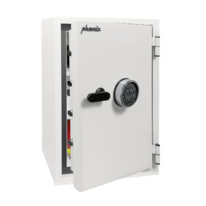 The Phoenix safe SS1460 Series Fortress pro, SS1463E is a high quality, fire and burglary security safe, This comes ready fitted with a VdS electronic code lock.