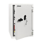 The Phoenix safe SS1460 Series Fortress pro, SS1463K is a high quality, fire and burglary security safe, This comes ready fitted with a VdS double bitted key lock.