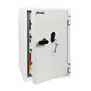 The Phoenix safe SS1460 Series Fortress pro, SS1463K is a high quality, fire and burglary security safe, This comes ready fitted with a VdS double bitted key lock.