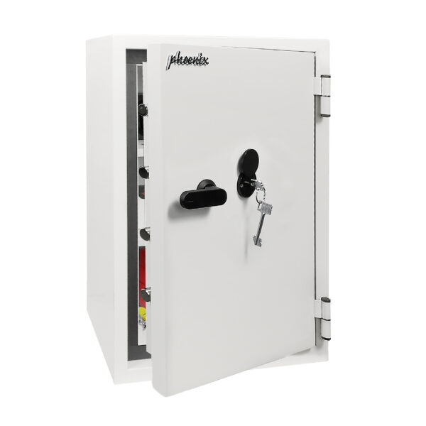 The Phoenix safe SS1460 Series Fortress pro, SS1463K is a high quality, fire and burglary security safe, This comes ready fitted with a VdS double bitted key lock.