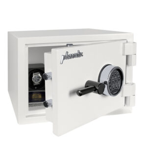 The Phoenix Safe SS1450 Series SS1452E is a security safe for the home or office safe with a £4000 cash rating for up to £40k of jewellery. This comes with a high security illuminated electronic code lock.