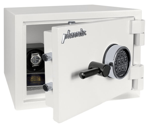 The Phoenix Safe SS1450 Series SS1452E is a security safe for the home or office safe with a £4000 cash rating for up to £40k of jewellery. This comes with a high security illuminated electronic code lock.