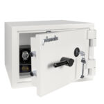 The Phoenix Safe Fortress SS1450 Series SS1452K is a £4000 cash rated security safe. GDPR certified and supplied with a VdS high security key lock.