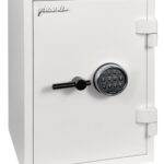 This Phoenix safe SS1450 Series SS1453E offers £4000 cash rating, GDPR and high security. This model comes with a VdS certified electronic code lock.