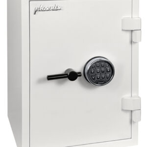 This Phoenix safe SS1450 Series SS1453E offers £4000 cash rating, GDPR and high security. This model comes with a VdS certified electronic code lock.