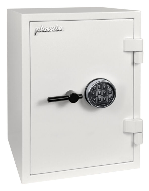 This Phoenix safe SS1450 Series SS1453E offers £4000 cash rating, GDPR and high security. This model comes with a VdS certified electronic code lock.