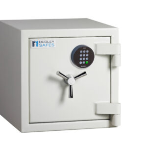 Dudley safes optionto produce witha watchwinder hole, duress cable hole for 702 electronic lock or a through hinge wiring hole during production.