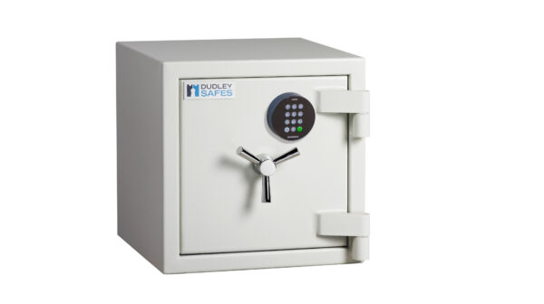 Grade 2 and Grade 3 Size 1 Dudley safes optionto produce witha watchwinder hole, duress cable hole for 702 electronic lock or a through hinge wiring hole during production.