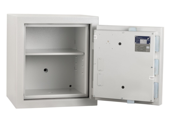 De Raat Eurograde 4 safe with factory watch winder hole Image shows factory fitted De Raat Watch winder hole.