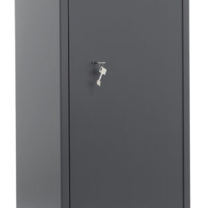 The Phoenix Safe Tucana Pro gun safe, GS8031K is a 5 gun capacity, gun cabinet. Fitted with high density foam dividers to protect your guns. This comes with ahigh security VdS key lock with 2 keys.
