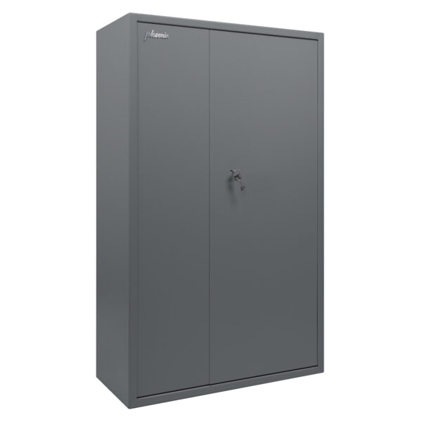 The Phoenix Safe Tucana Pro GS8033K, is a high quality 10 gun capacity gun safe. Ready prepared for base/back fixing and supplied with a VdS class1 key lock with 2 keys.