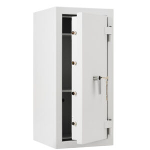Prisma grade 4 size 4k with door open. Suitable as a commercial jewellers safe.