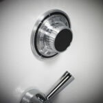 Dudley safe with mechanical combination lock