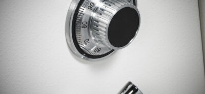 Dudley safe with mechanical combination lock