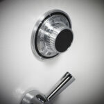 Dudley safe with mechanical combination lock