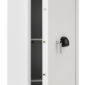 De Raat Prisma Grade 2 size 6k security safe with door open. Its a Euro Grade 2 commercial safe or office safe with digital lock.