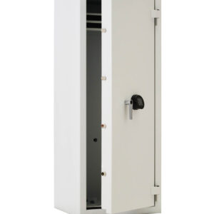 De Raat Prisma Grade 3 size 5e with door ajar. Its a super quality Commercial grade safe.