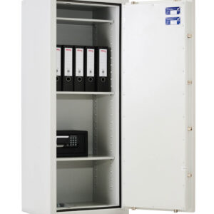 Prisma Grade 3 size 5 with door wide open, shows suggested shelf layout