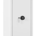 Largest in the De Raat Prisma Grade 3 range. This Size 8e has 307 litre storage on its 4 shelves. Fitted with a Stellar Electronic lock featuring up to 9 user codes.