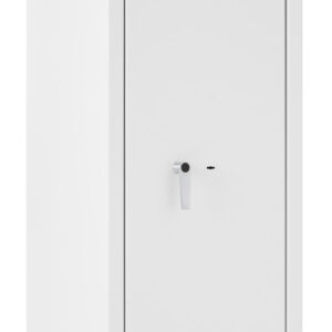 The De Raat Prism Grade 3 size 8k is a big commercial or jeweller safe with £35,000 o/n cash rating for up to £350,000 content cover.