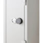 De Raat Prisma Grade 2 size 5e security safe with door closed. Ideal retail safe with electronic lock,