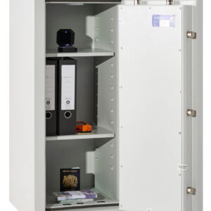 De Raat Prisma grade 2 size 5 with door fully open and bolt work around its door