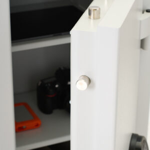 Prisma Bolt work to top, bottom and side make this a secure security safe when closed.