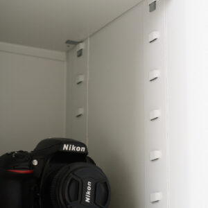 De Raat Prisma Shelf ladder rack for ease of setting shelves to your requirements.
