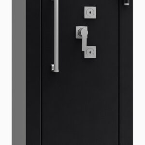 The Prism Grade 7 size 5 high security safe is a Euro Grade 7, £250,000 cash rated safe. This is a high end Commercial safe and jewellers safe , shown closed with twin keylocks.