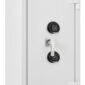 The De Raat Prisma Grade 5 size 4ee is a £100,000 cash rated commercial safe, jewellers safe and a safe for the home. This comes with twin electronic code locks for multiple users.